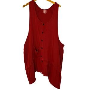 Blue Fish thermal sleeveless vest w/detachable‎ flounce